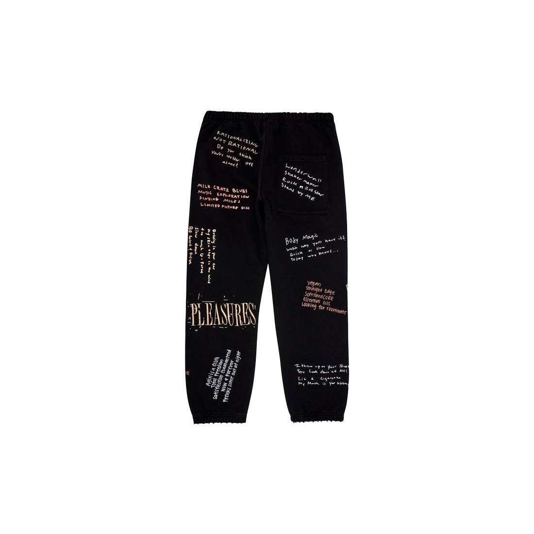 PLEASURES REMOTE SWEAT PANT NEGRO