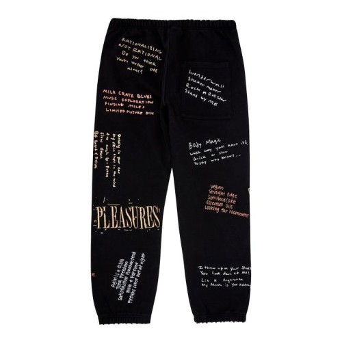 PLEASURES REMOTE SWEAT PANT NEGRO