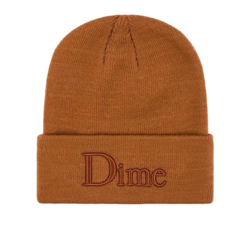 DIME CLASSIC 3D LOGO BEANIE MARRON
