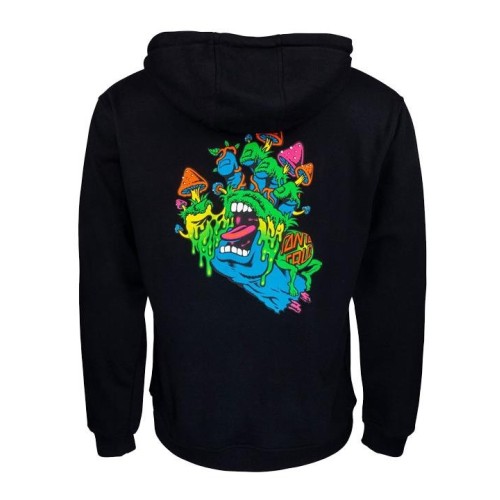 SANTA CRUZ TOXIC HAND HOODIE NEGRO