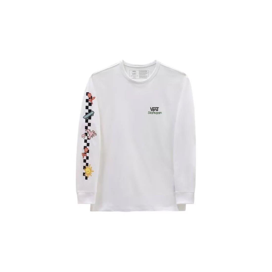 VANS X SKATEISTAN LS BLANCO