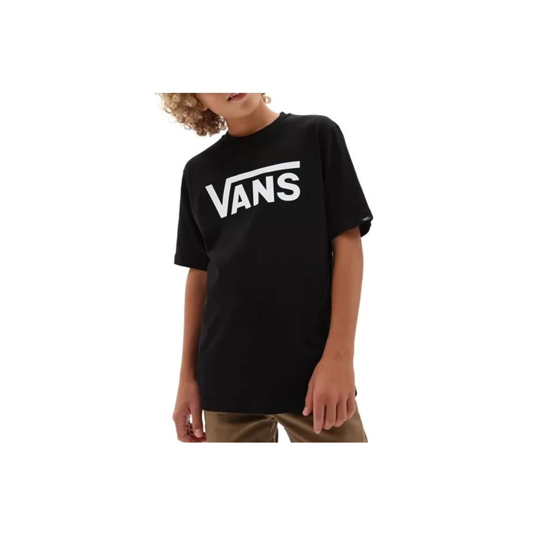 VANS KIDS CLASSIC TEE NEGRO