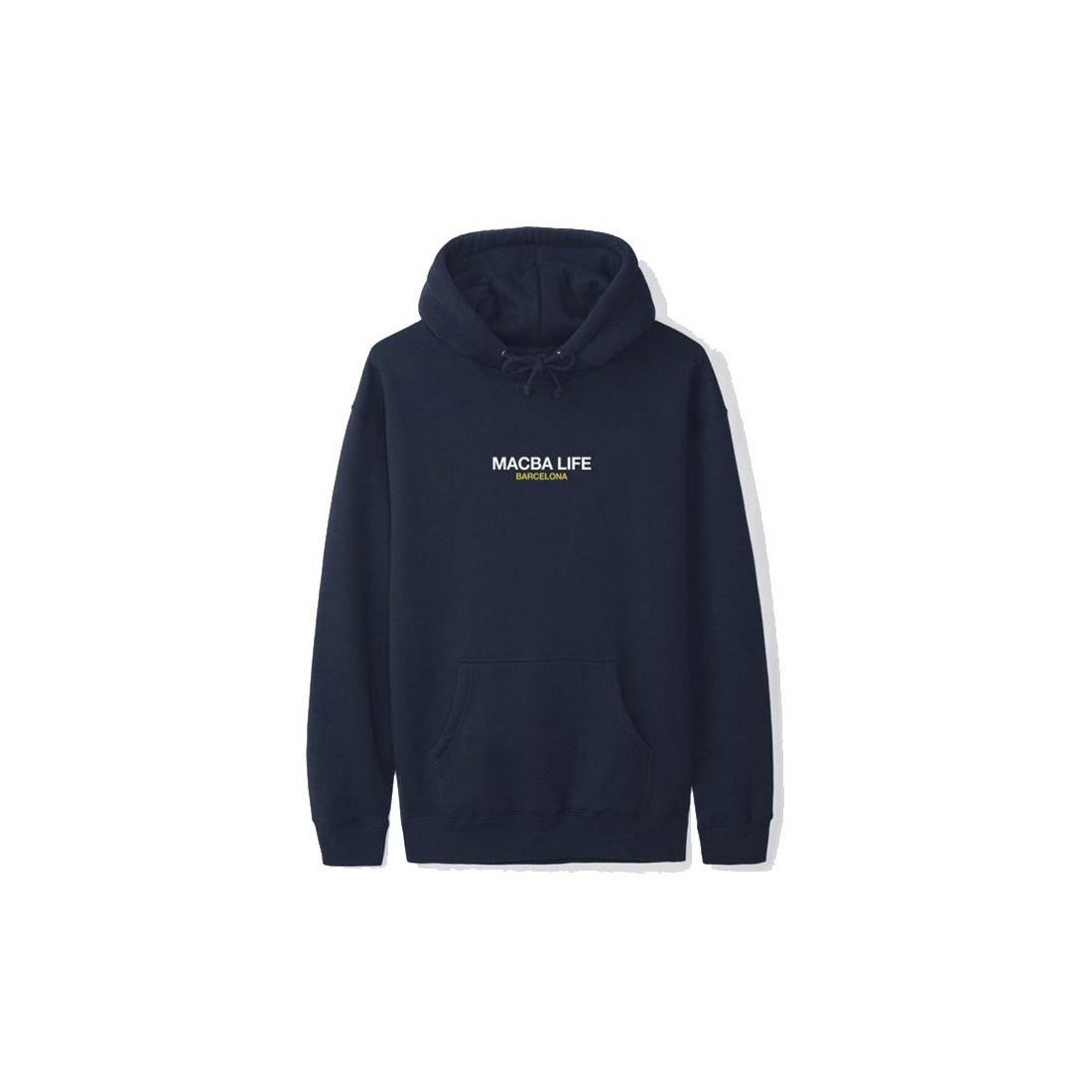 MACBA LIFE TWO TONES HOODIE AZUL MARINO