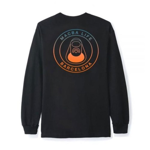 MACBA LIFE OG LOGO GRADIENT LS NEGRO