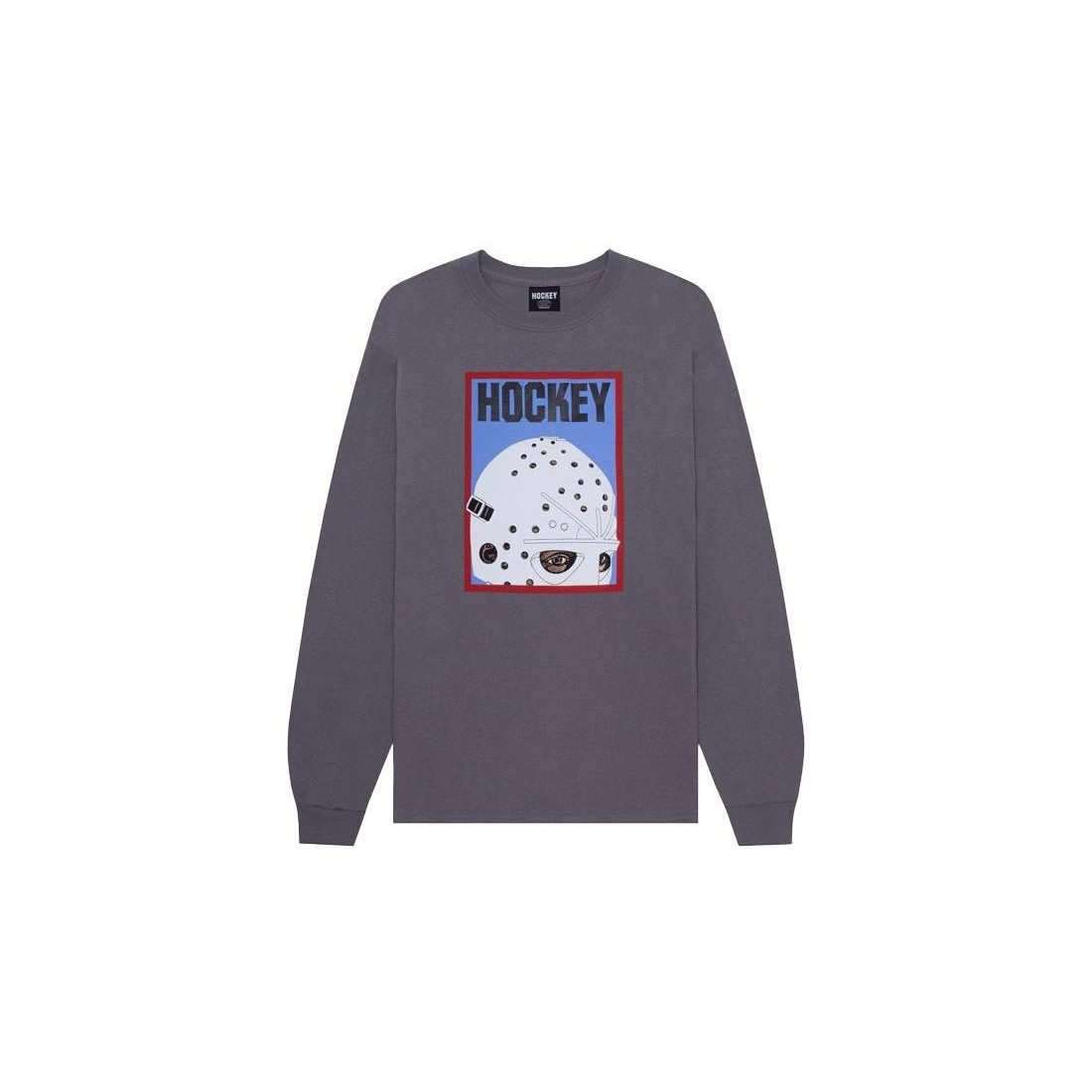 HOCKEY HALF MASK LS TEE GRIS