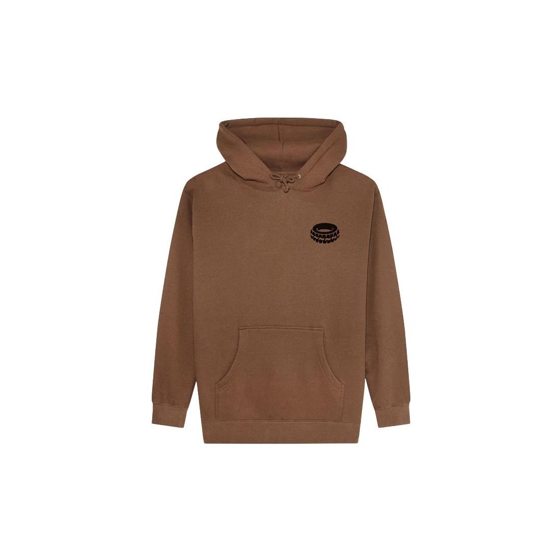 PASS-PORT FLAT TYRE HOODIE MARRON