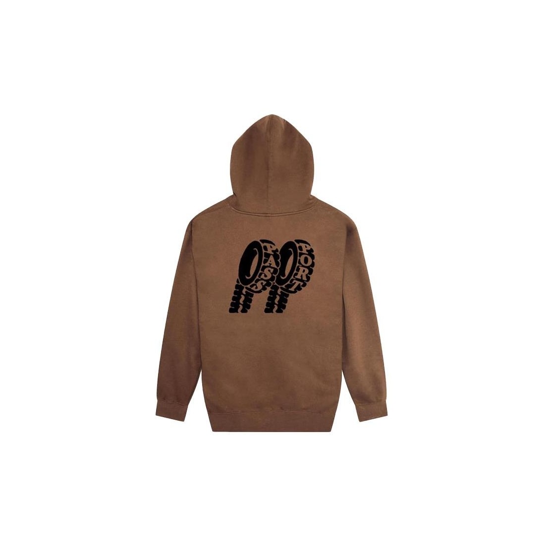 PASS-PORT FLAT TYRE HOODIE MARRON