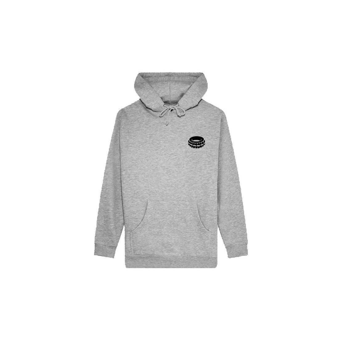 PASS-PORT FLAT TYRE HOODIE GRIS