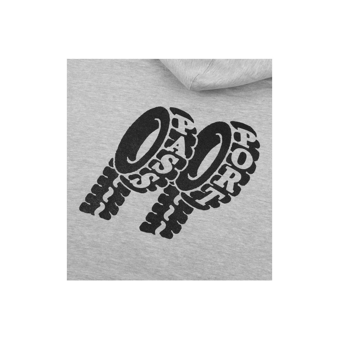 PASS-PORT FLAT TYRE HOODIE GRIS