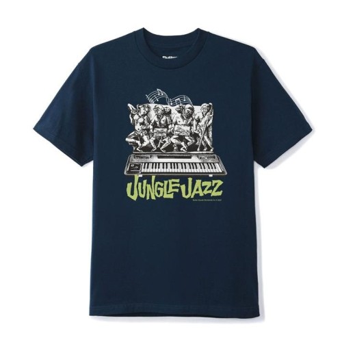 BUTTER GOODS JUNGLE TEE AZUL MARINO