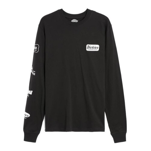 DICKIES FIRCREST TEE LS NEGRO