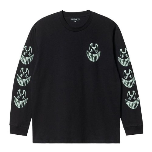 CARHARTT WIP LS GRIN TEE NEGRO