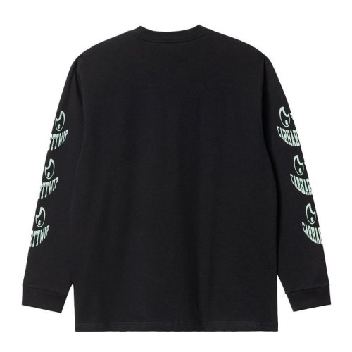 CARHARTT WIP LS GRIN TEE NEGRO 2