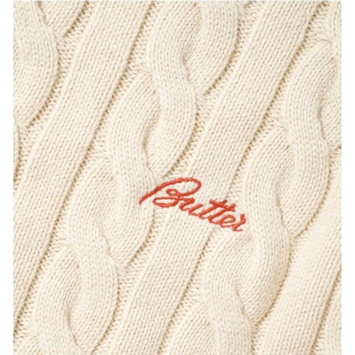 BUTTER CABLE KNIT SWEATER BLANCO ROTO 2