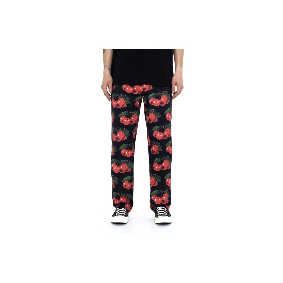 IUTER CHERRY ALLOVER PANT NEGRO