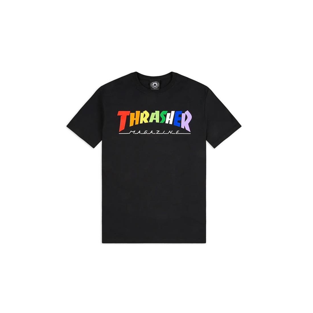 THRASHER RAINBOW MAG TEE NEGRO