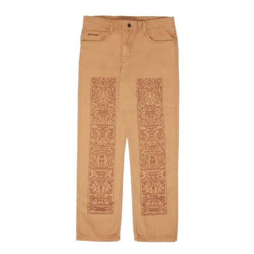 PLEASURES FRICTION WORK PANT MARRON