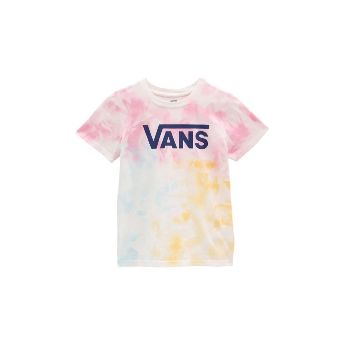 VANS LOGO WASH TEE ROSADO