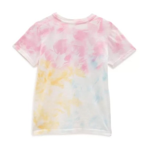 VANS LOGO WASH TEE ROSADO