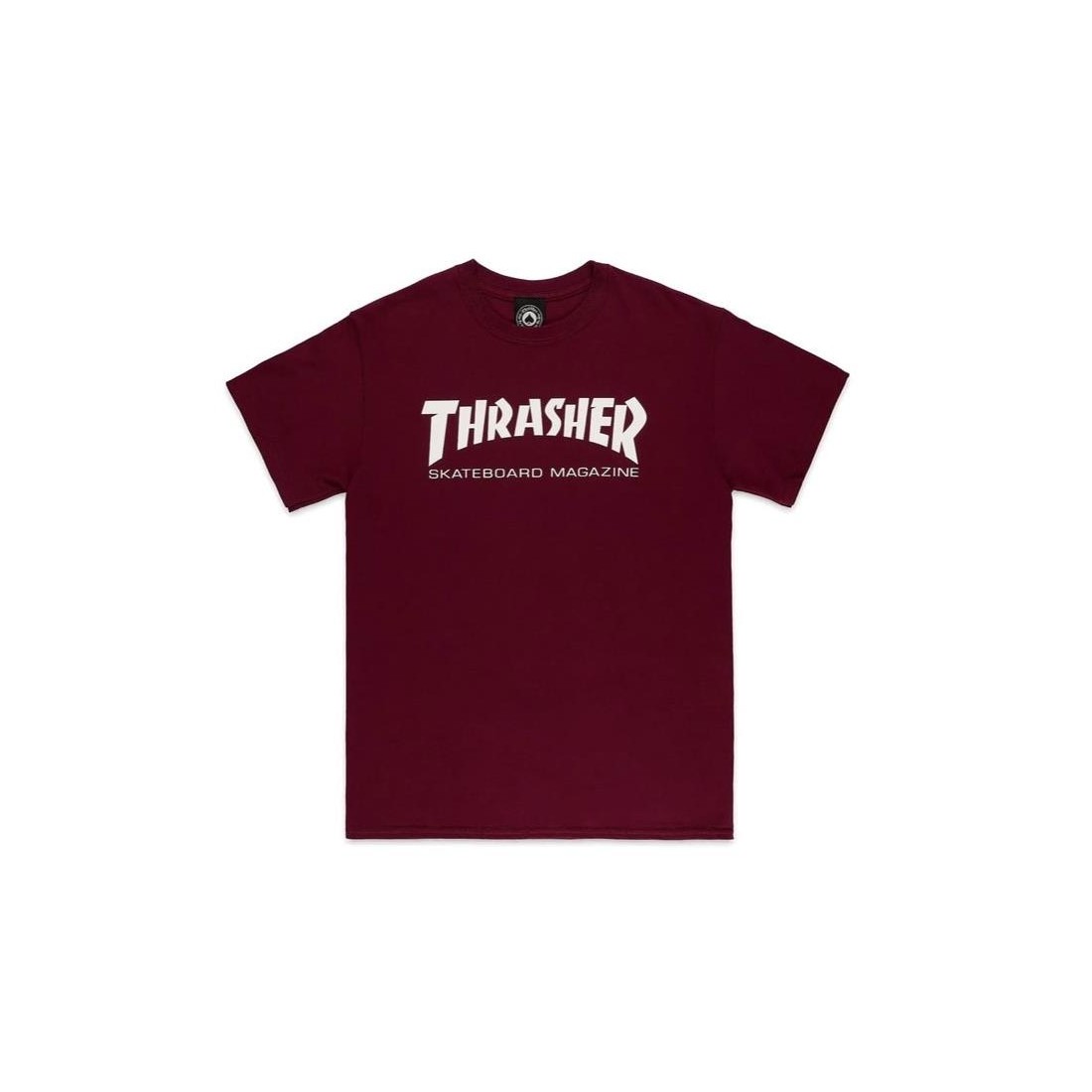 THRASHER SKATE MAG TEE BURDEOS GRANATE