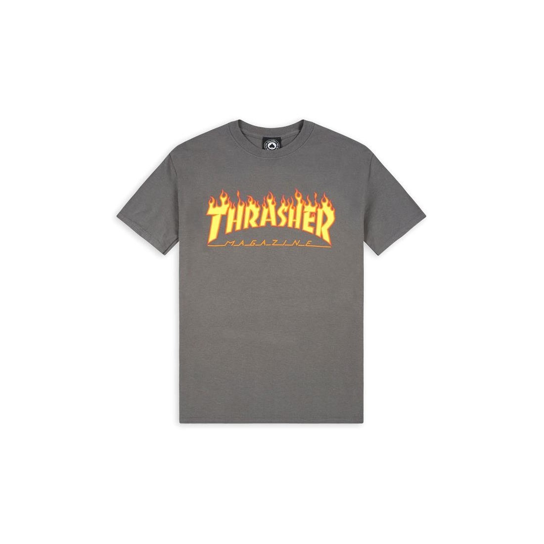 THRASHER FLAME LOGO CHARC NEGRO