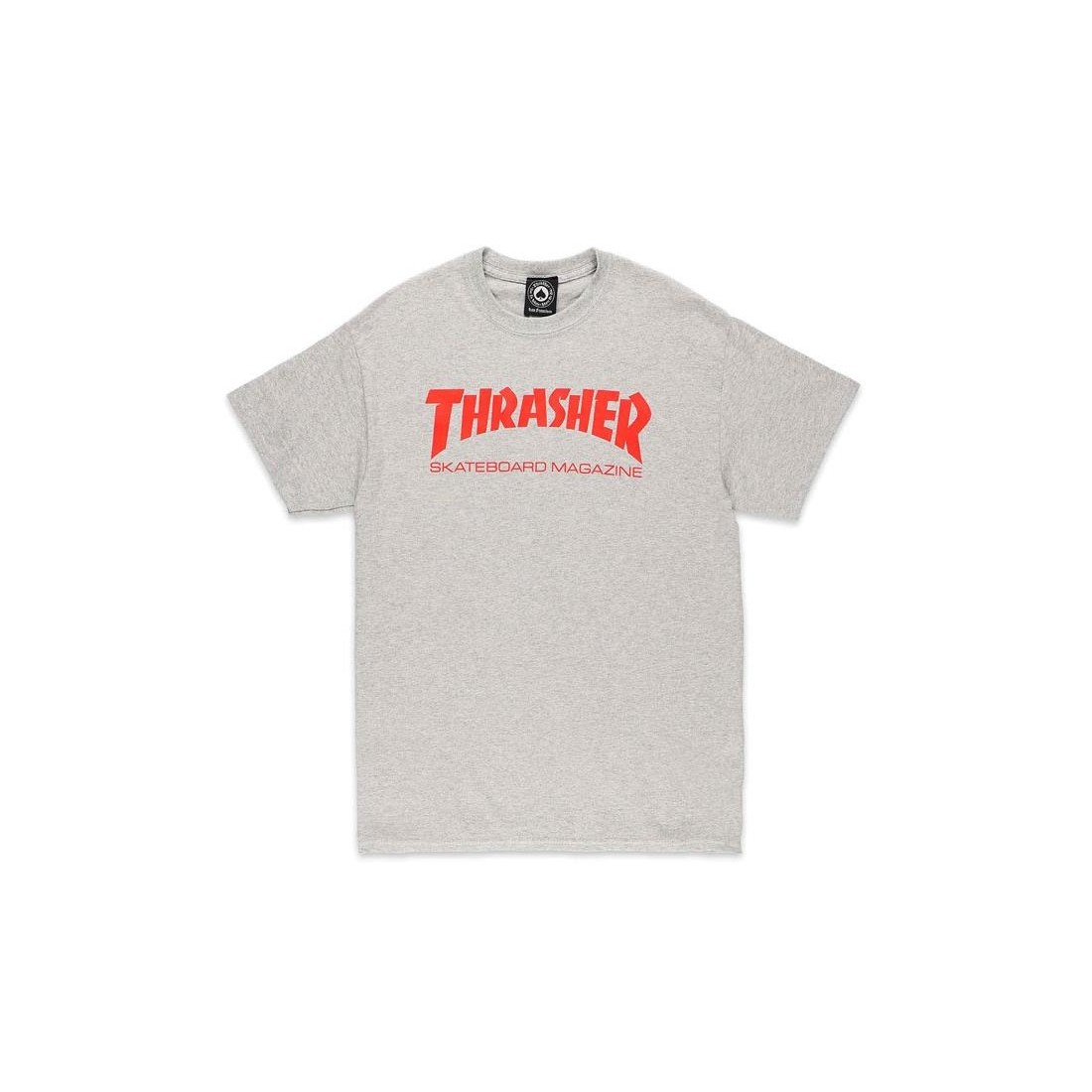 THRASHER SKATE MAG TEE GRIS