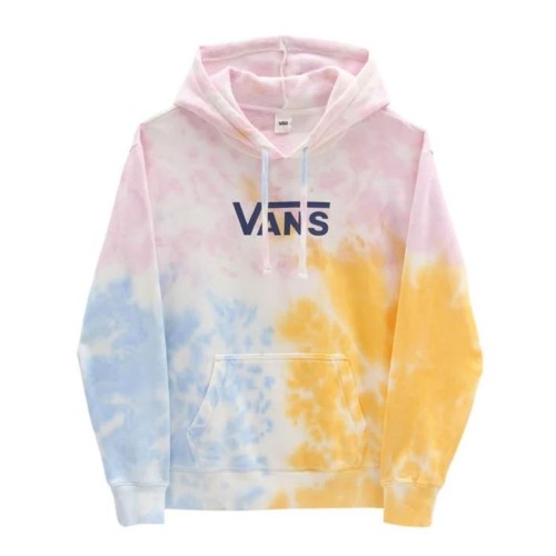 VANS TRI-DYE BFF HOODIE ROSADO