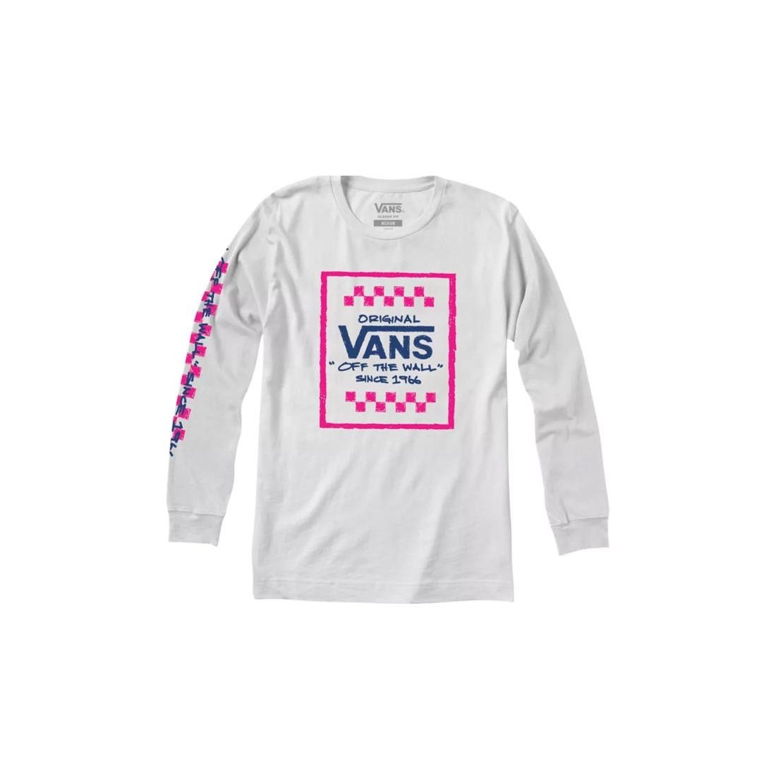VANS SKETCHY PAST LS TEE BLANCO