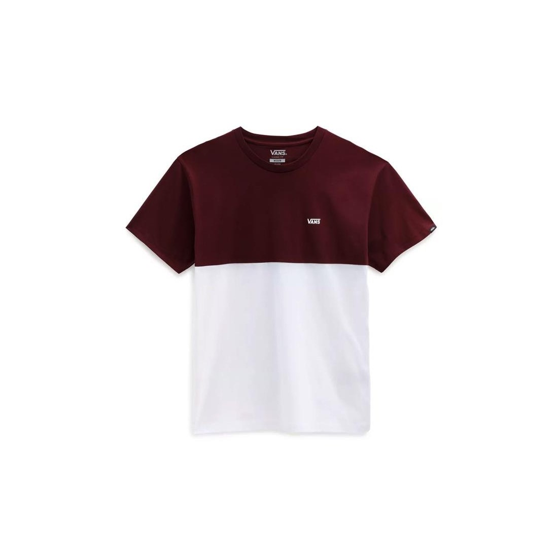 VANS COLORBLOCK TEE BLANCO