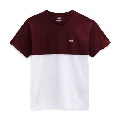 VANS COLORBLOCK TEE BLANCO