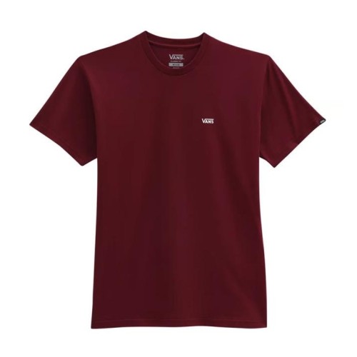 VANS LEFT CHEST LOGO TEE GRANATE