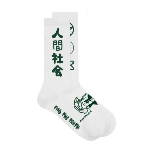 HUMAN SOCIETY AWOSLOGOS SOCKS
