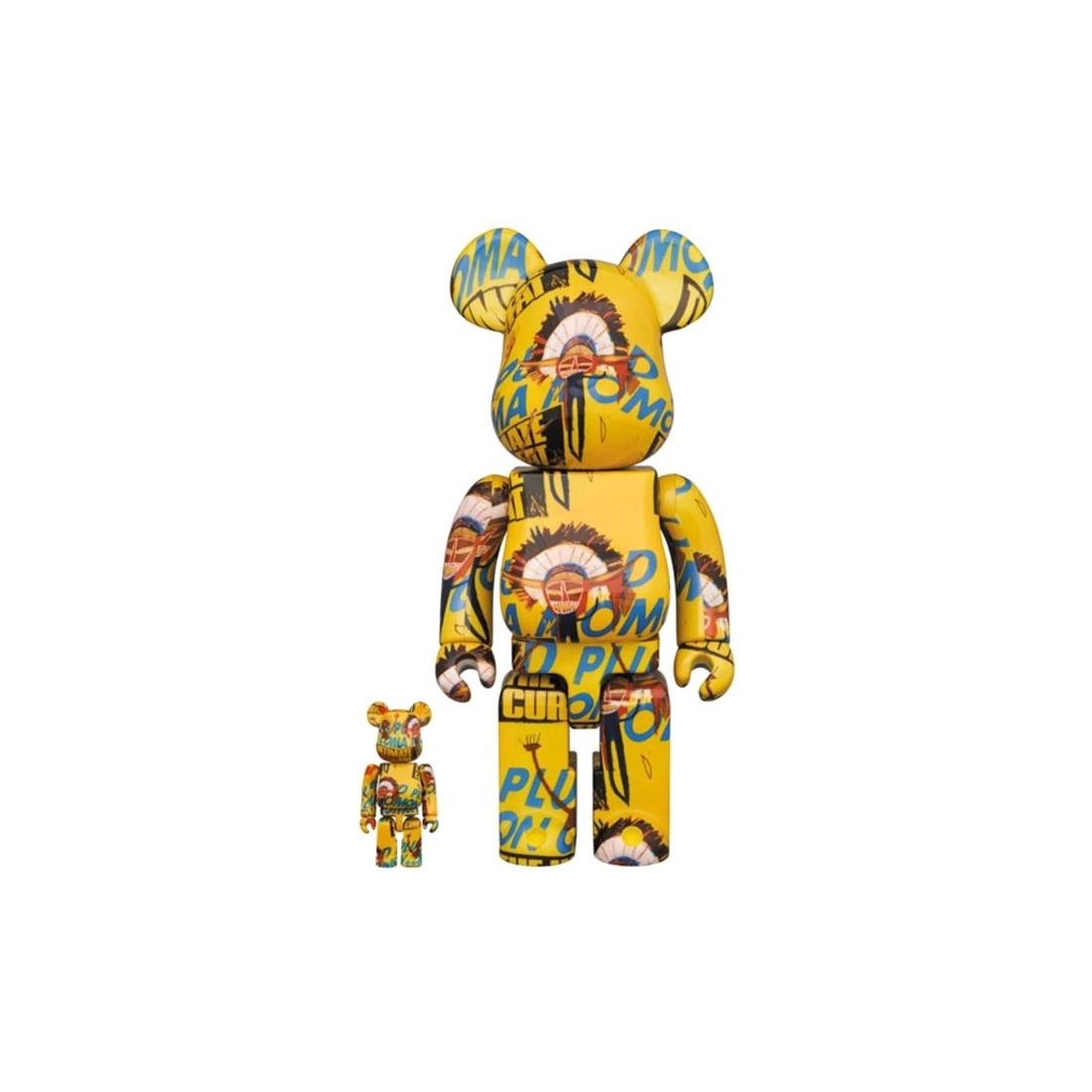 BEARBRICK WARHOL X BASQ 3 400 AMARILLO