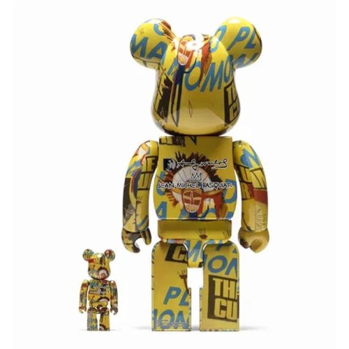 BEARBRICK WARHOL X BASQ 3 400 AMARILLO 2