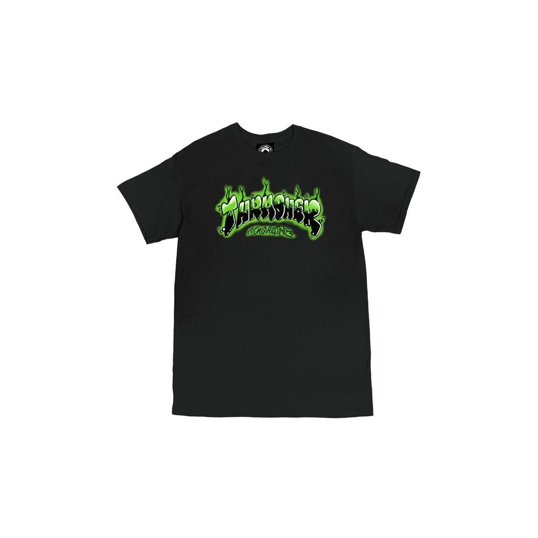 THRASHER AIRBRUSH TEE NEGRO