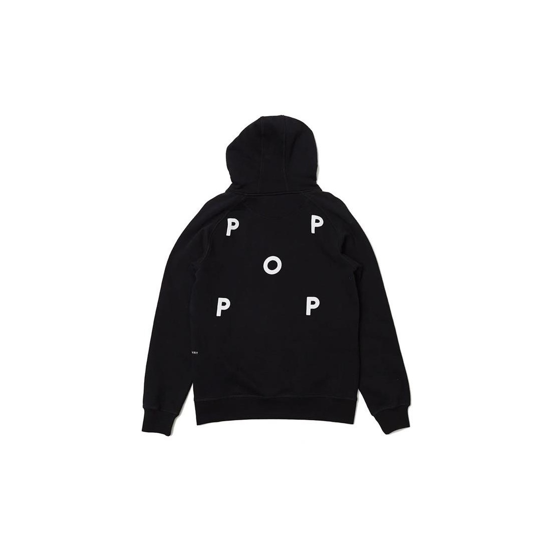 POP TRADING LOGO HOODED SWEAT NEGRO