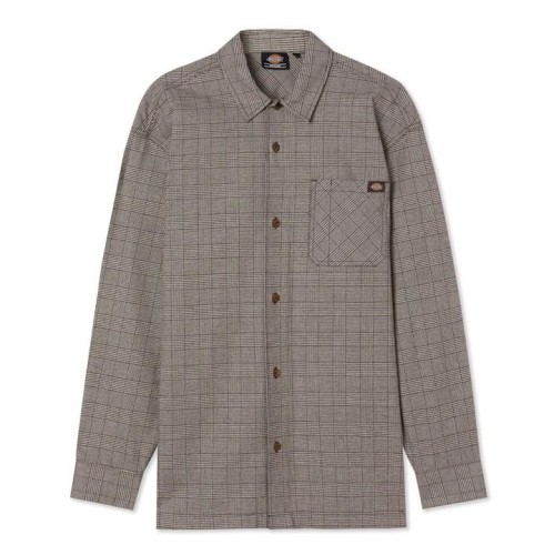 DICKIES BAKERHILL SHIRT MARRON