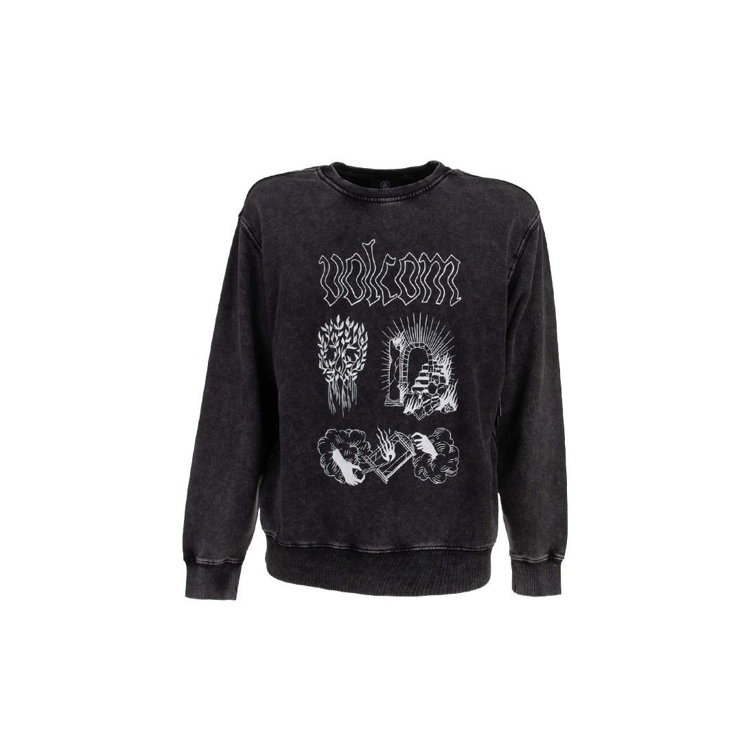 VOLCOM FA VADERETRO CREW NEGRO