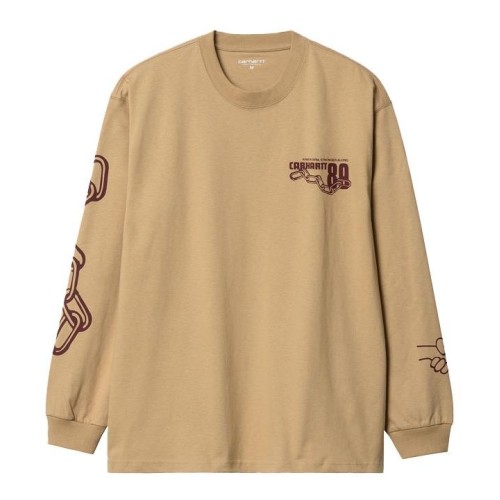 CARHARTT WIP STRONGER LS MARRON