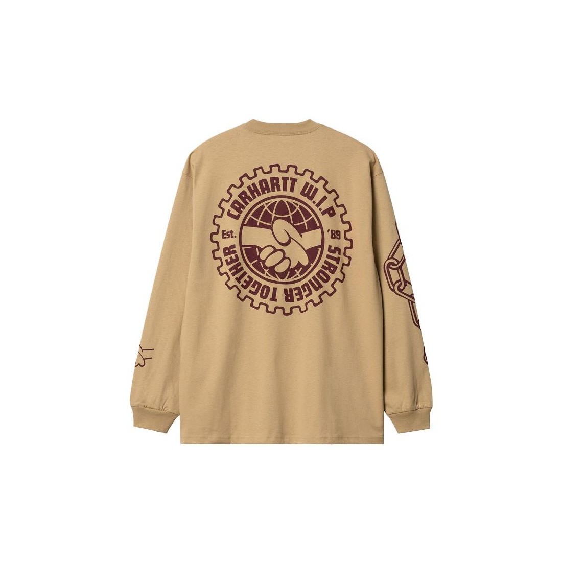 CARHARTT WIP STRONGER LS MARRON