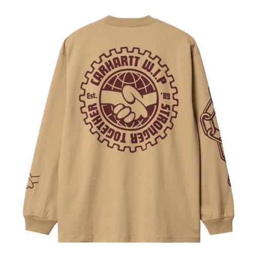 CARHARTT WIP STRONGER LS MARRON