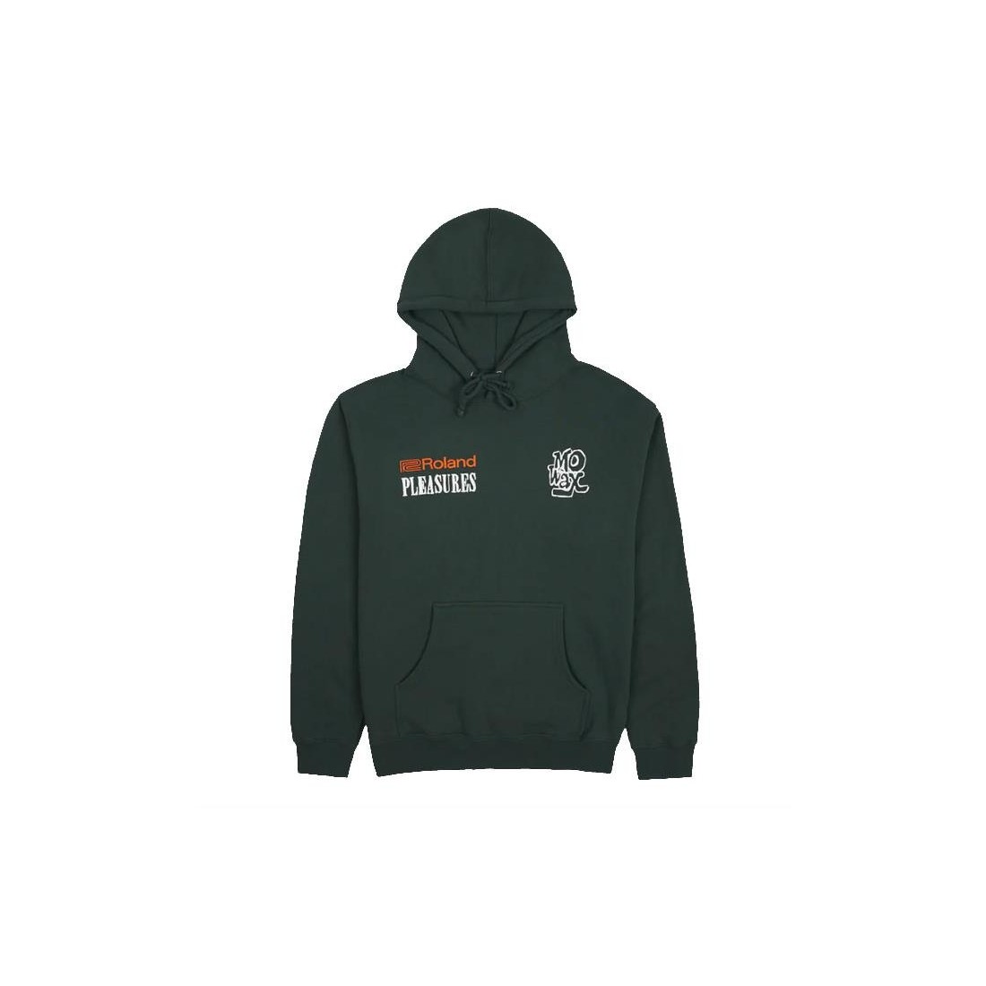 PLEASURES TB 03 HOODIE VERDE