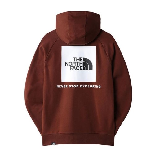 THE NORTH FACE REDBOX HOODIE MARRON 2