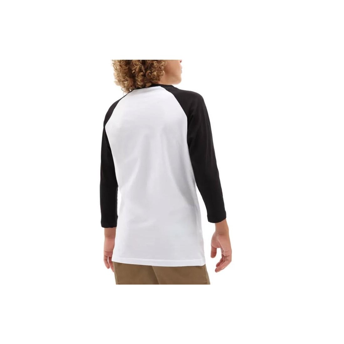 VANS KIDS CLASSIC RAGLAN BLANCO