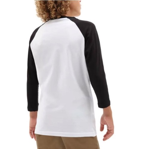 VANS KIDS CLASSIC RAGLAN BLANCO