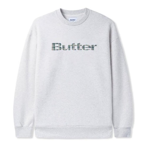 BUTTER GOODS PLAID APLIQUE GRIS