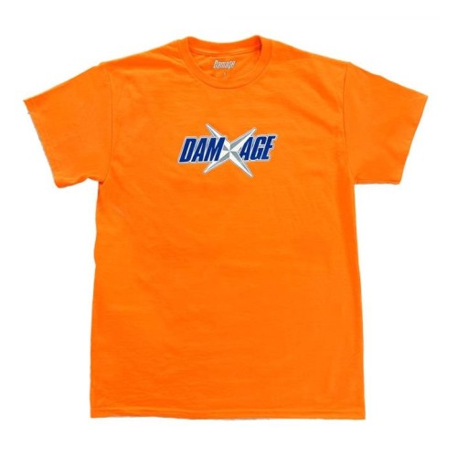 DAMAGE GAMBINOS TEE NARANJA
