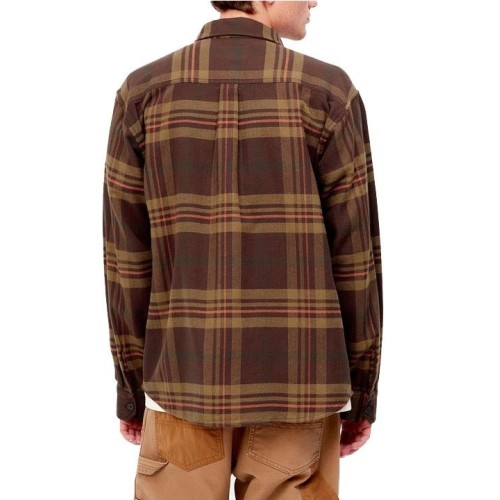 CARHARTT WIP WALLACE SHIRT MARRON 2