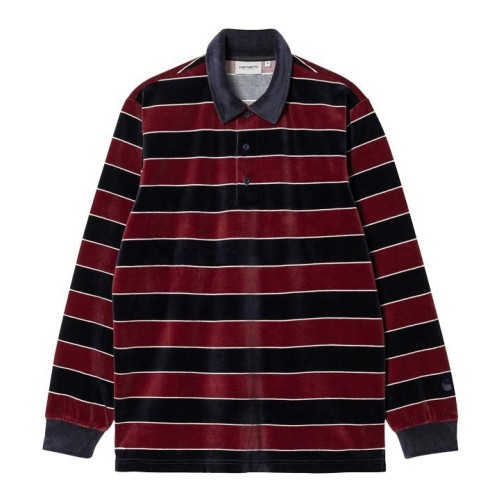 CARHARTT WIP BILLS RUGBY SHIRT GRANATE