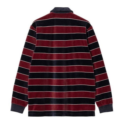 CARHARTT WIP BILLS RUGBY SHIRT GRANATE